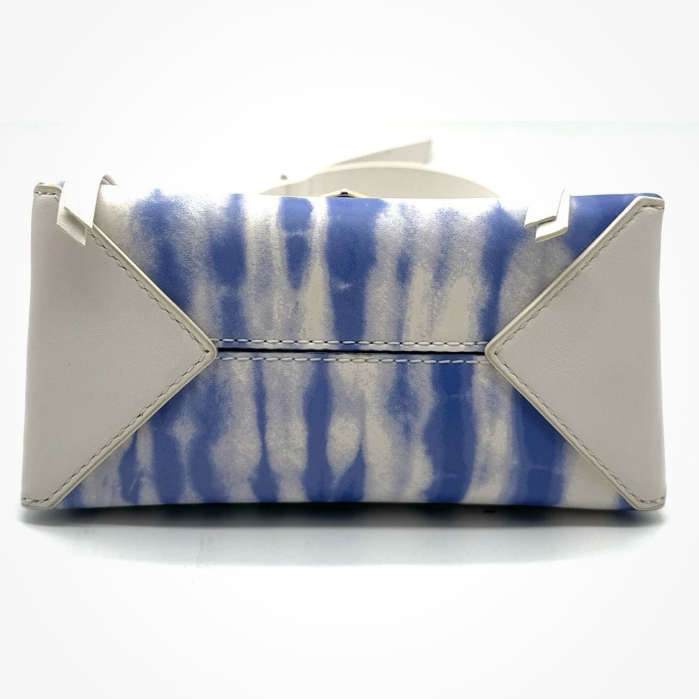 Michael Kors Cece Mini Satchel NWT Blue Tie Dye Leather Crossbody Bag - Picture 5 of 15